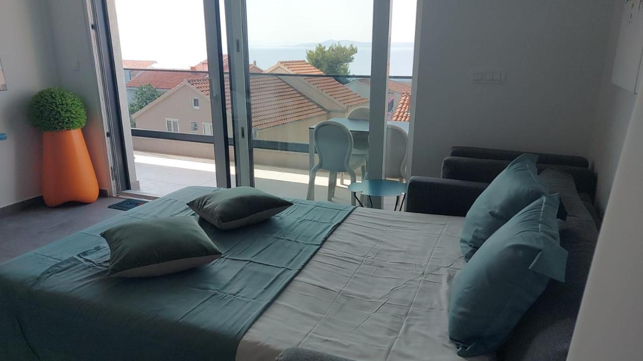 Luxury Apartment- Balcony- Private Rooftop And Jacuzzi- Common Pool Трогир Экстерьер фото
